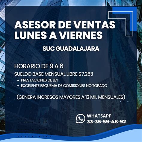 6,107 empleos de Lunes a viernes en Guadalajara, Jalisco.